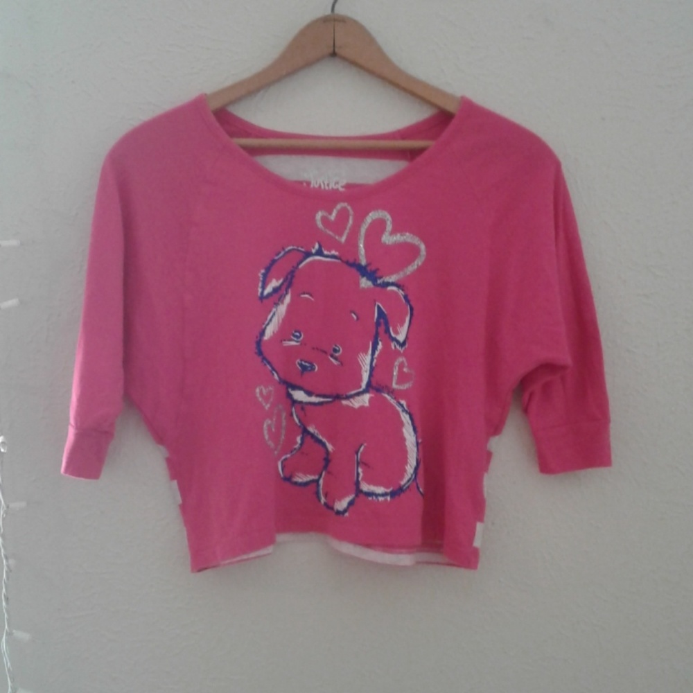 Girls Justice Pink Top